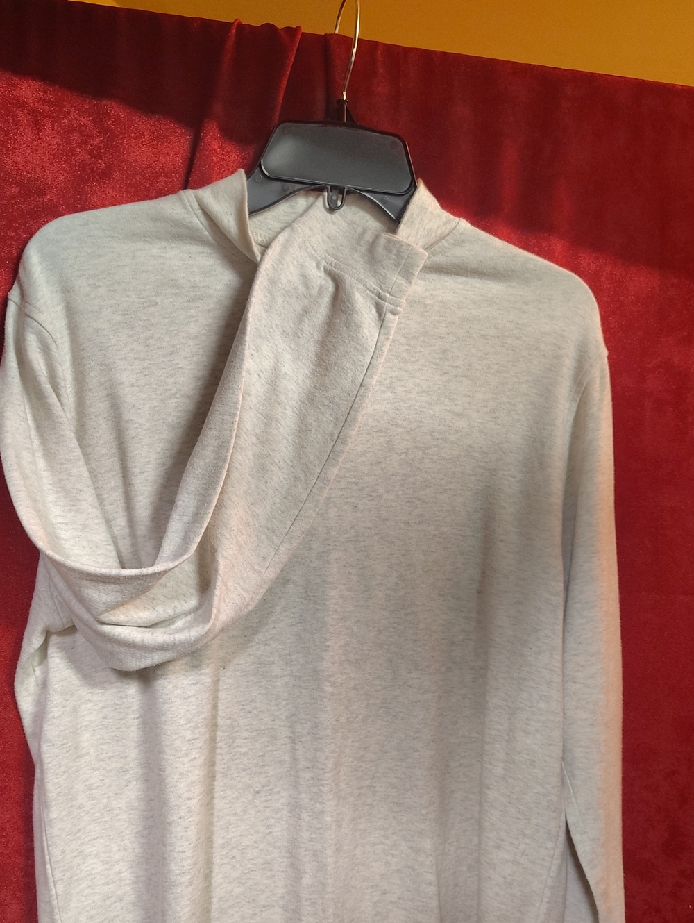 croft & barrow Women's Turtleneck Sweater in Light Gray